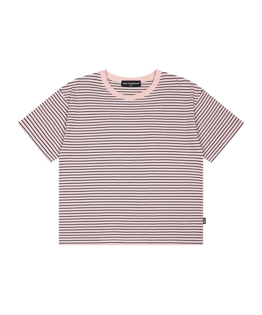 1989STANDARD Retro Stripe Crop Short Sleeve (Jtosts-0002)
