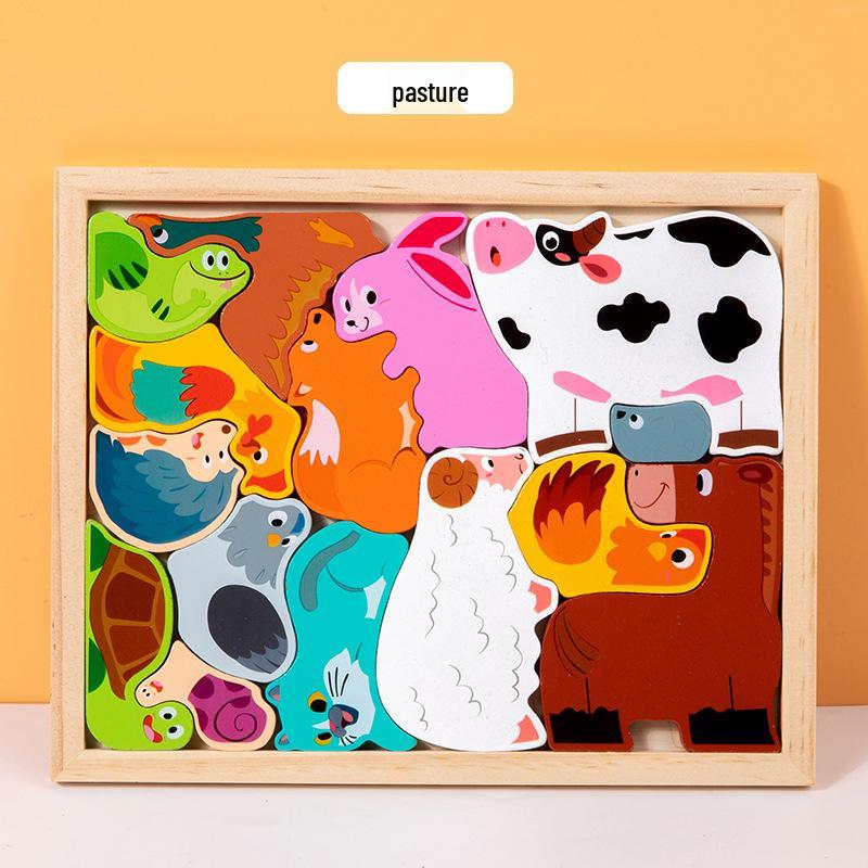 

Креативные 3D пазлы для раннего развития: Темы «Животные» и «Фрукты» для малышей