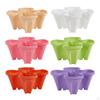 Movable Flower Pot Tray with Wheels Saucer Flexible Round Coaster Indoor E Outdoor