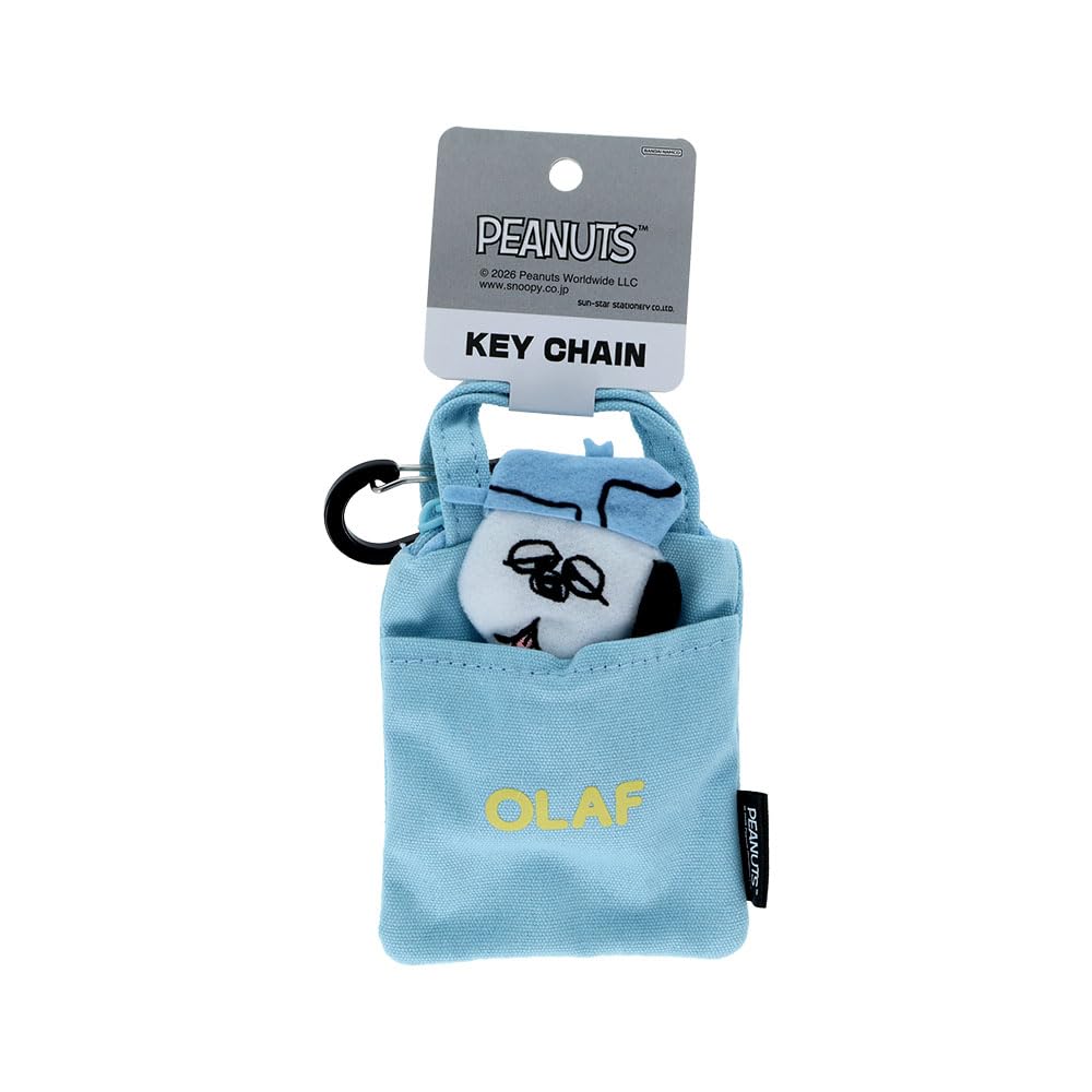 

Sunstar Stationery Snoopy Olaf Keychain with Carabiner, S8351597