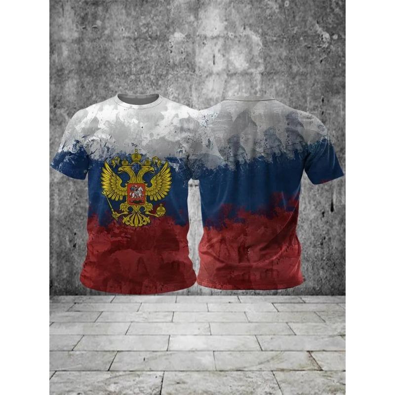 T Shirt Leisure for Mens Print Short Sleeve Top 3D Casual Fashion Street Man's T-shirt Tee Shirt Men Vintage Clothing Shirt