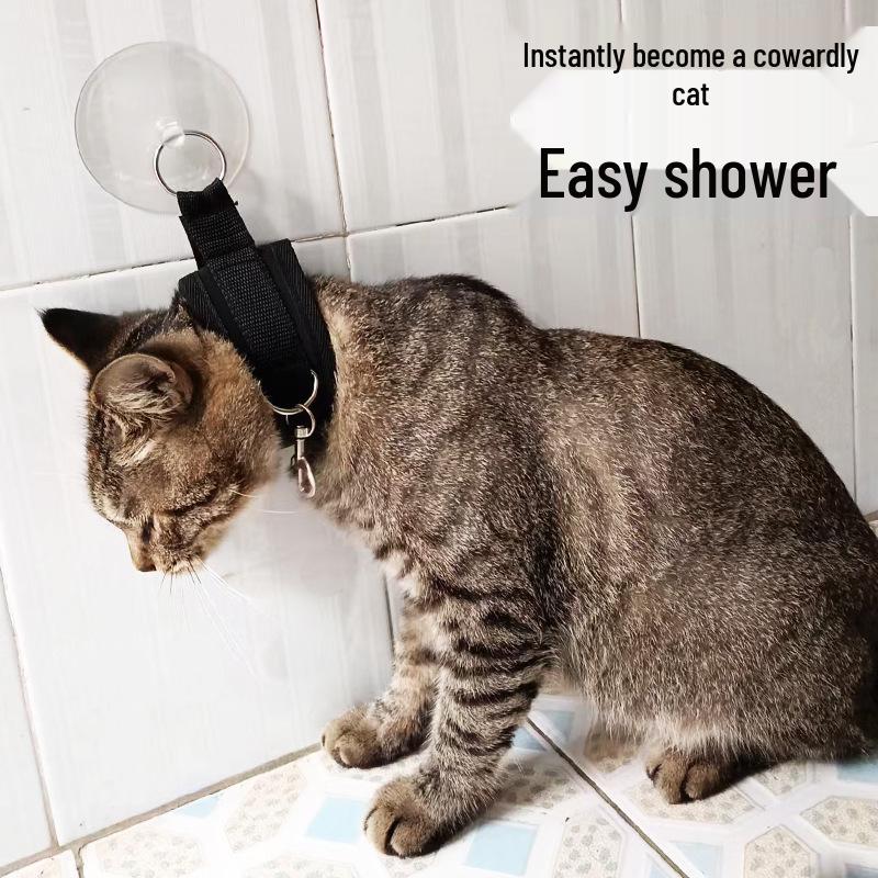 Adjustable Anti-Scratch Cat Grooming Restraint for Bathing and Grooming