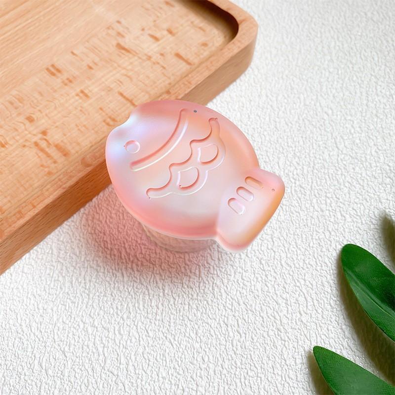 Mobile Airbag Holder Korean Ins Niche 3D Laser Small Fish Cute Colorful Retractable Ring Buckle