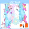 Colorful Inflatable Unicorn Costume For Halloween, Christmas And Stage Performances