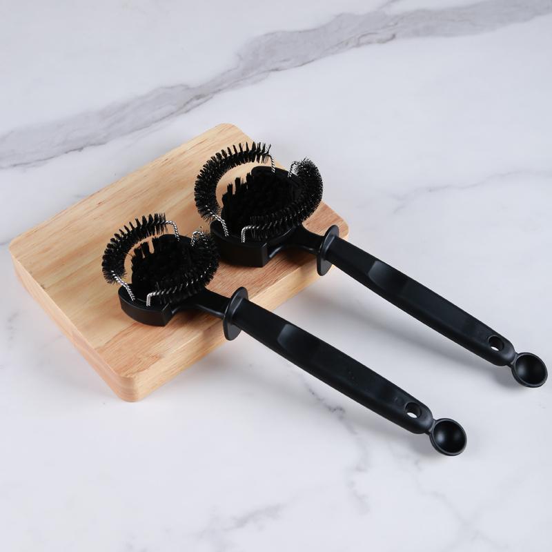 Coffee Machine Brush Cleaner Removable Coffee Maker Espresso Group Head Cleaning Round Brushes Cleaning Tool