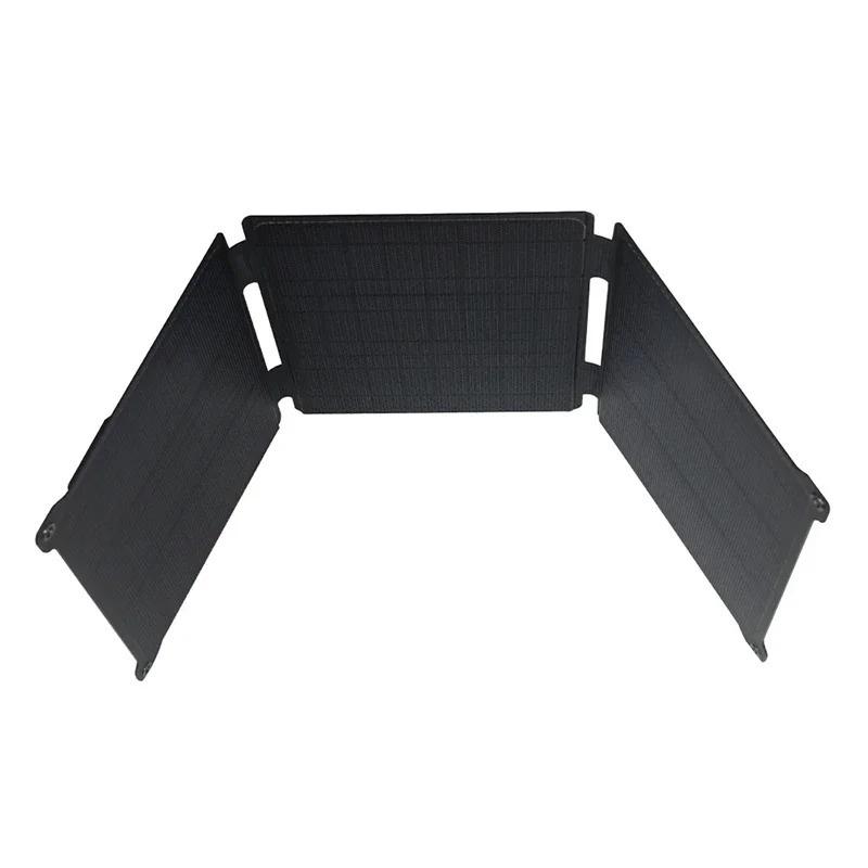 100W Folding ETFE Solar Panel USB/Type-C/DC Interface Output Solar Folding Charger Power Bank for Phone Outdoor Travel Camping 4