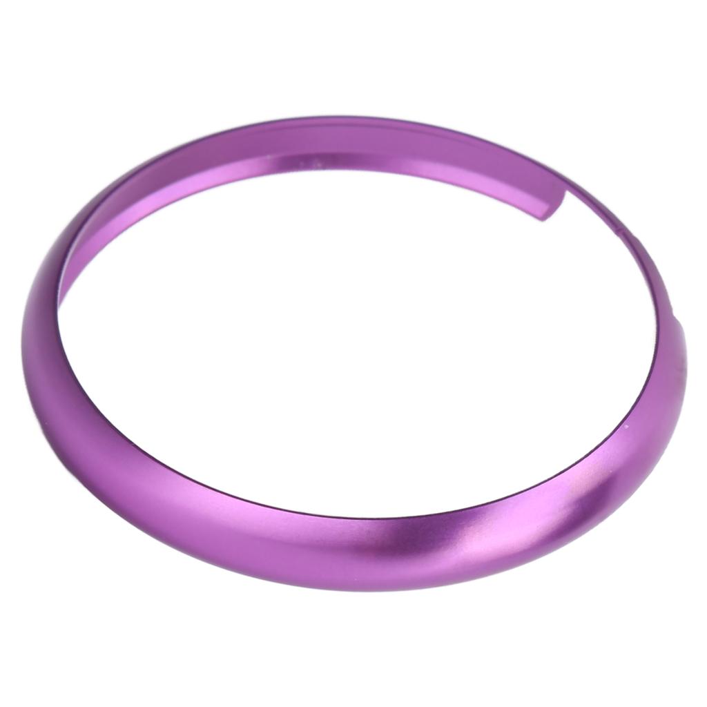 Car Remote Key Fob Decorative Ring Trim Purple Aluminum Replacement for MINI R55 R56 R57 R58 R59 R60 2008‑on