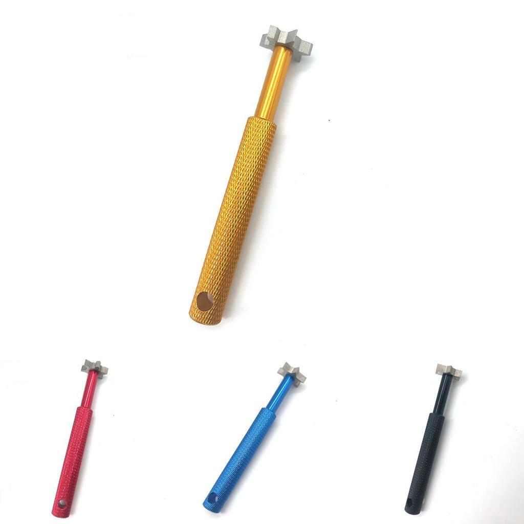 Golfschlägerzubehör aus Edelstahl für sichere und praktische Reinigung Mehrfarbiges 11 cm Sechszackmesser