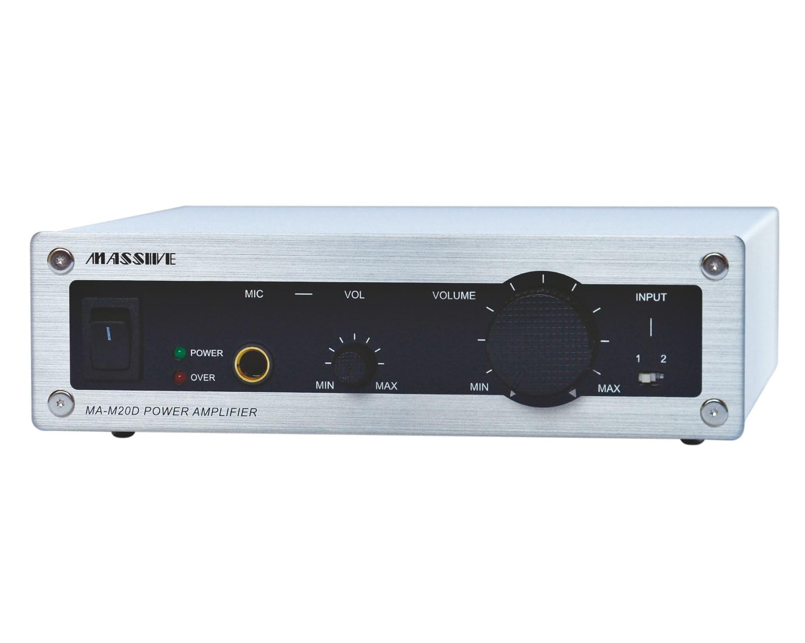 

MASSIVE Massive monaural amplifier 20W MA-M20D (HI/LO impedance) срібний