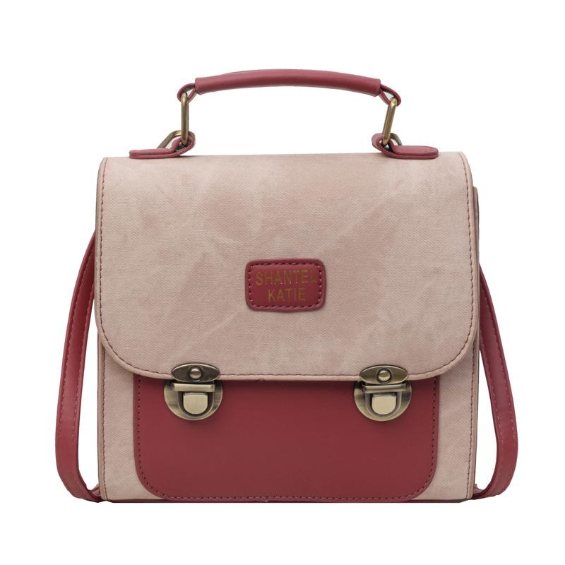 

Нишевый ретро рюкзак для женщин 2025 весна новая мода универсальный студенческий дорожный многофункциональный маленький рюкзак для женщин розовый