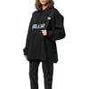 WE11DONE Classic Hooded Sweatshirt With Logo Print Unisex sweatshirts Black WD-TP5-19-500-BK