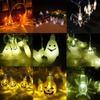 String Led Halloween Lights Pumpkins Spiders Skeleton Window Decor Lights Fairy