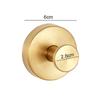 Stainless Steel Suction Cup Hook Waterproof Wall Mounted Hooks Punch-Free Kitchen Bathroom Wall Hanger For Towel Clothes