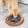 Dog Snuffle Mat Interactive Treat Puzzle Toys Slow Feeder with Licking Mat Improving Intelligence for Puppy 19" x 19"