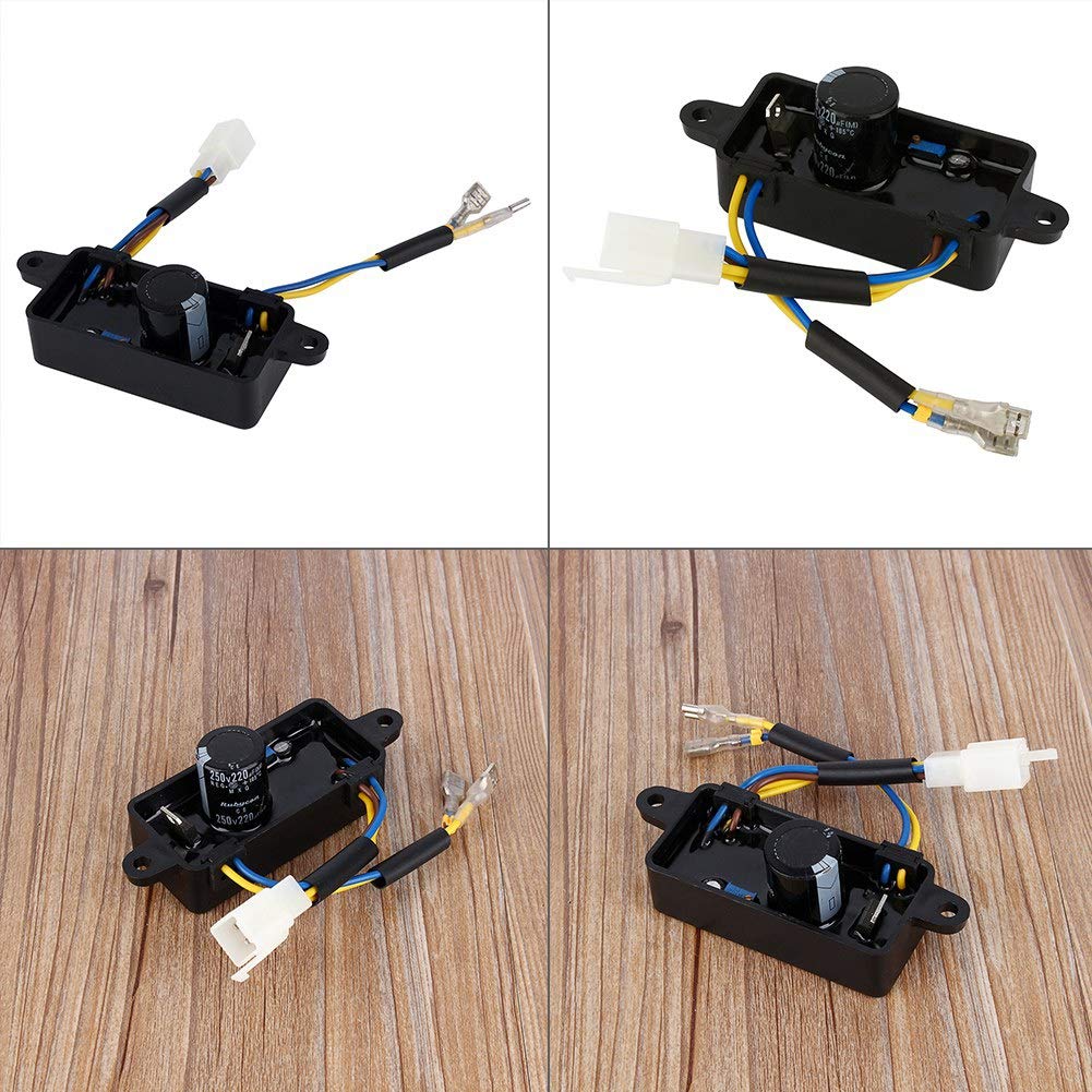 1pcs Voltage Regulator Rectifier Single Phase AVR Generator AVR Automatic 2K for Gasoline Generator