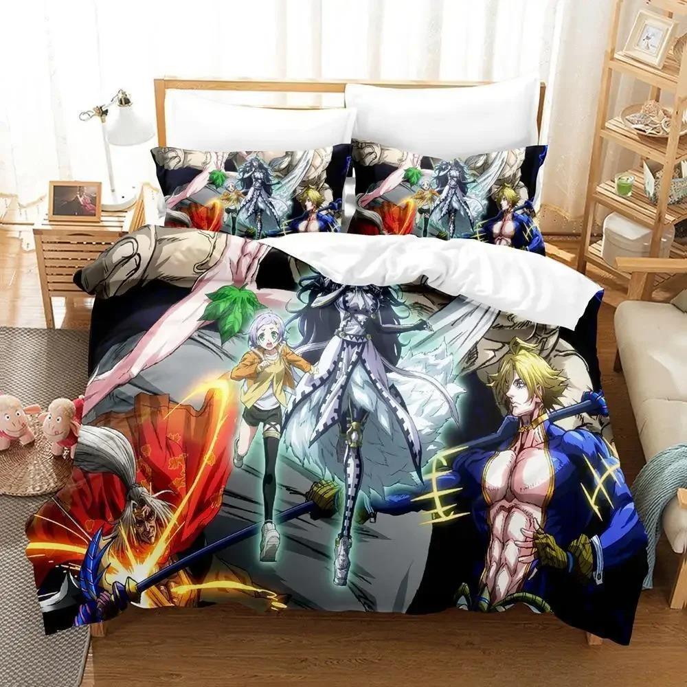 Record of Ragnarok Sängklädesset Enkelt Twin Full Queen King Size Sängset Vuxen Barn Sovrum Påslakanset 3D Anime Lakan Set