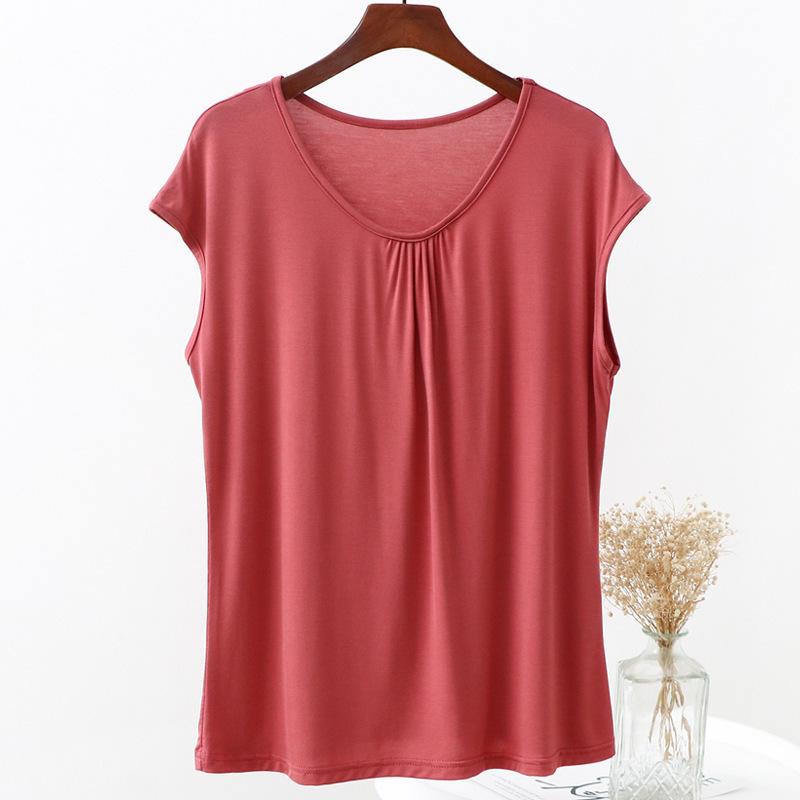 Plus Summer Womens Size Sleeveless Modal Vest Loose Fit For Home Or Outerwear