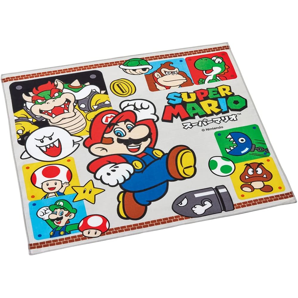 Skater (Skater) KB4-A Lunch Cloth Kids Bento 43 x 43 cm Made in Japan Super Mario 23 Boys
