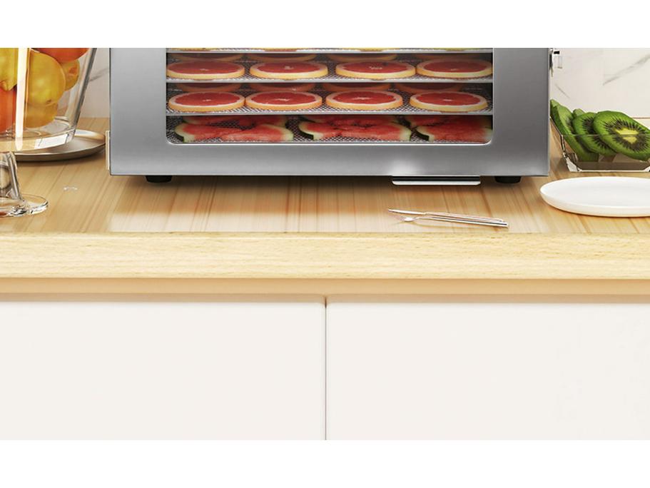Smart 6-Layer Stainless Steel Food Dehydrator for Vegetables, Meat, Pet Snacks, and Medicinal Herbs