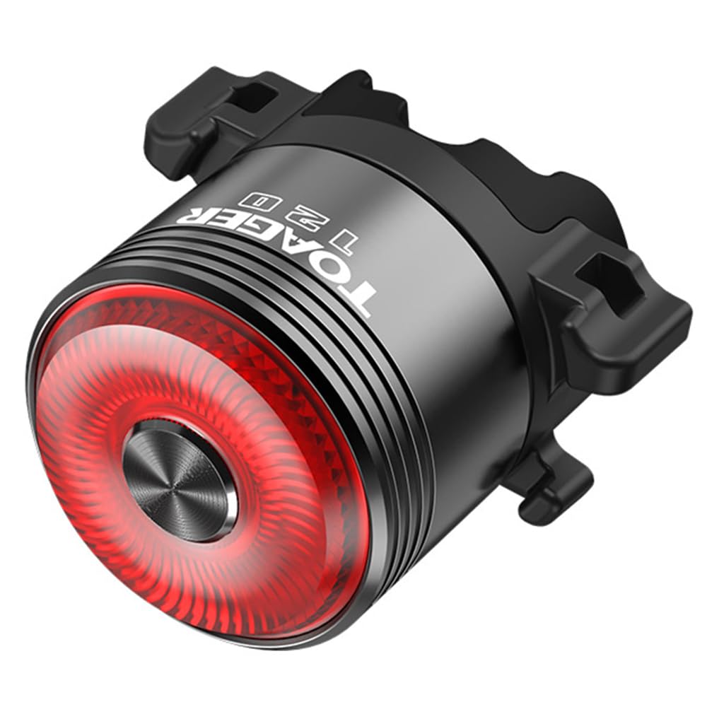 

Bicycle Tail Automatic Road Rear Light 5 Lighting High Aluminum IPX6 Water Remaining Power Brake Safety Day and Night Road Cross Easy to Install