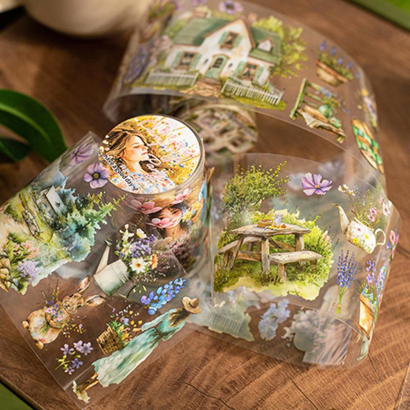 60mm*2m Vintage Travel Tape aestheticStick Labels Decorative Scrapbooking Diary Album Masking Tape Sticker