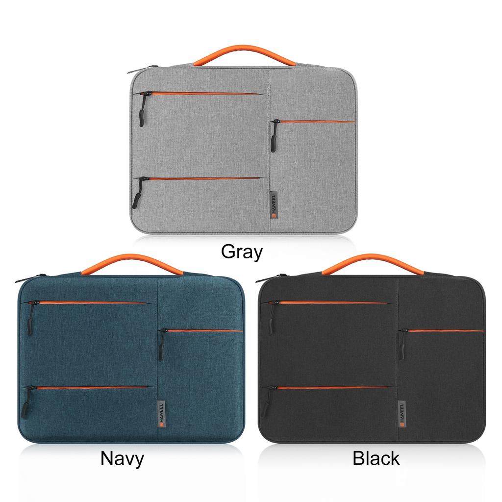 Laptop Bag All Round Laptop Sleeve, Four layer Protection Design Waterproof function, Multifunctional Storage Space,