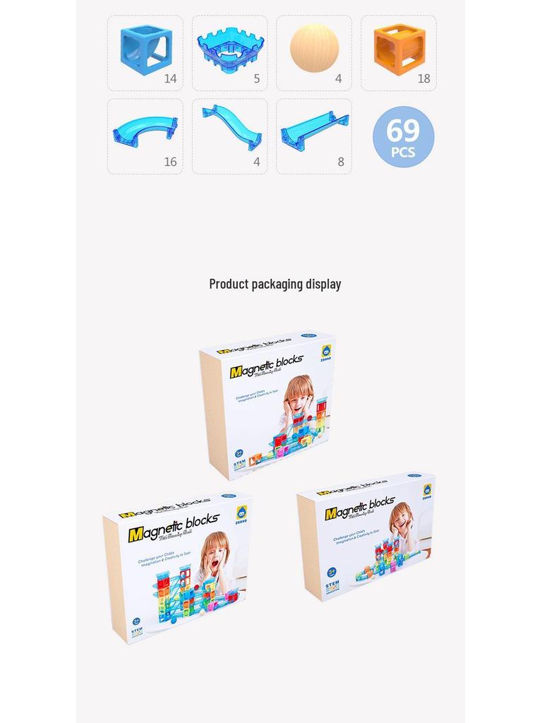 Ciwon Magnetic Building Blocks: Educational Toys for Early Learning and Parent-Child Interaction.