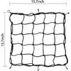 Motorcycle Cargo Net, 2Pack 15.7"x15.7", Heavy Duty Bungee Net Stretches to 31.5"x31.5", Gear Helmet Luggage Thicken Netting with 2"x2" Small Mesh &