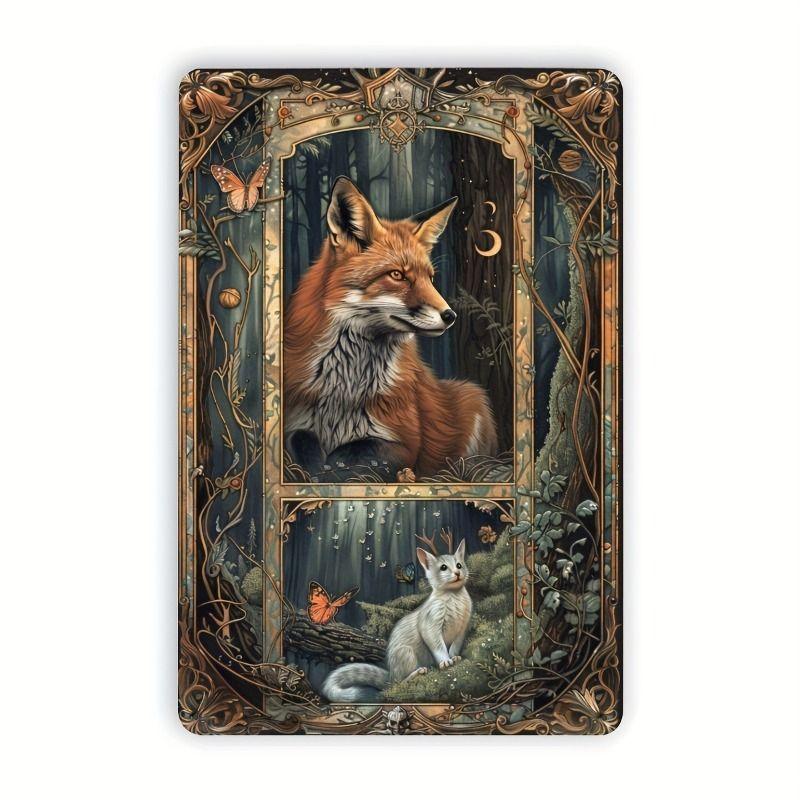 Retro Metal Animal Wall Art for Home Kitchen Farm Cafe Garden