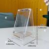 Clear Collection Card Display Stand Free Standing Acrylic Card Sleeves Frame  Ins Mini Album