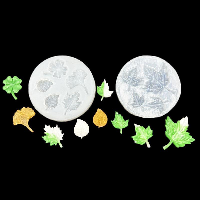 Maple, Ginkgo, Clover Leaf Silicone Mold for DIY Crystal Epoxy Pendants & Earrings