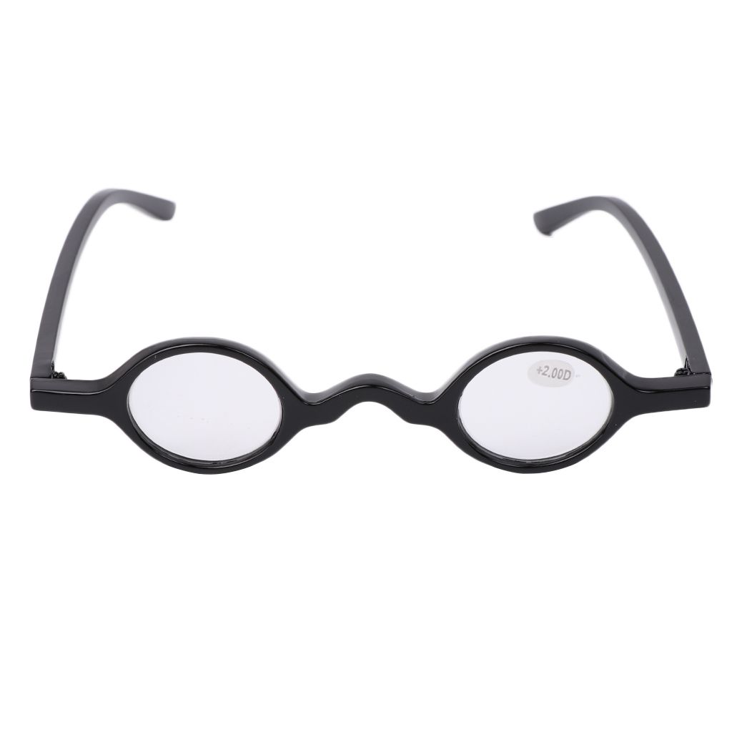 Small Round Frame Reading Glasses Men and Women Personality Fashion Retro Eyewear Elderly Super Toughness +1.0 To +4.0
