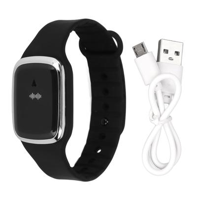 Montre anti-moustiques à ultrasons, charge rapide, 3 vitesses, fonction horloge, réglable, USB, anti-insectes