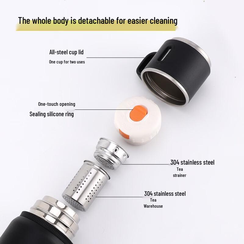 Xihe 316 Stainless Steel Insulated Tea & Water Bottle