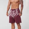 YoungLA Trendige Amerikanische Print Baumwolle Sommer Sportshorts