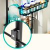 Storage Rack Durable Construction Large Capacity Easy to Install Multi-Function Metal Over-Door