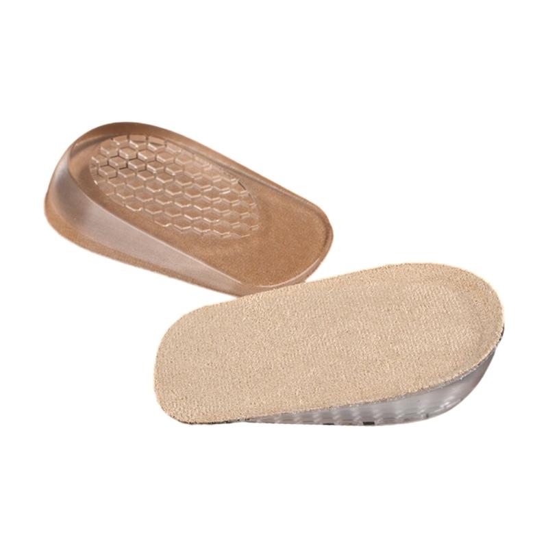 Gel Heel Spurs Insoles for Flat Feet and High Arch Relief Invisible Height Increase Pads Heel Cushions Inserts for Shoes