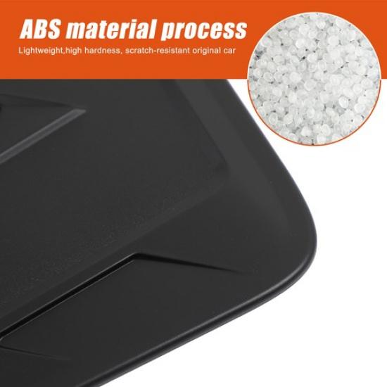 ABS Matte Black Car Fuel Lid Gas Tank Cover Trim For Mazda BT50 +