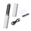 Mini Cordless Hair Straightener Brush Portable Women Bangs Hair Straightening Comb USB Rechargeable Fast Heating Electric Hair Brush