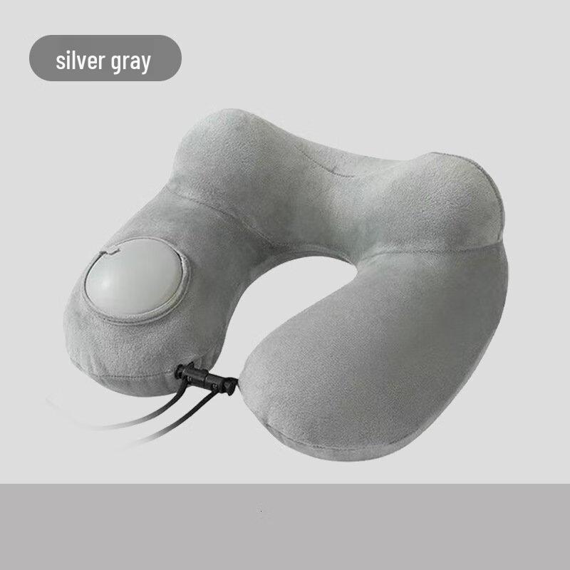 Inflatable U-shaped Travel Neck Pillow