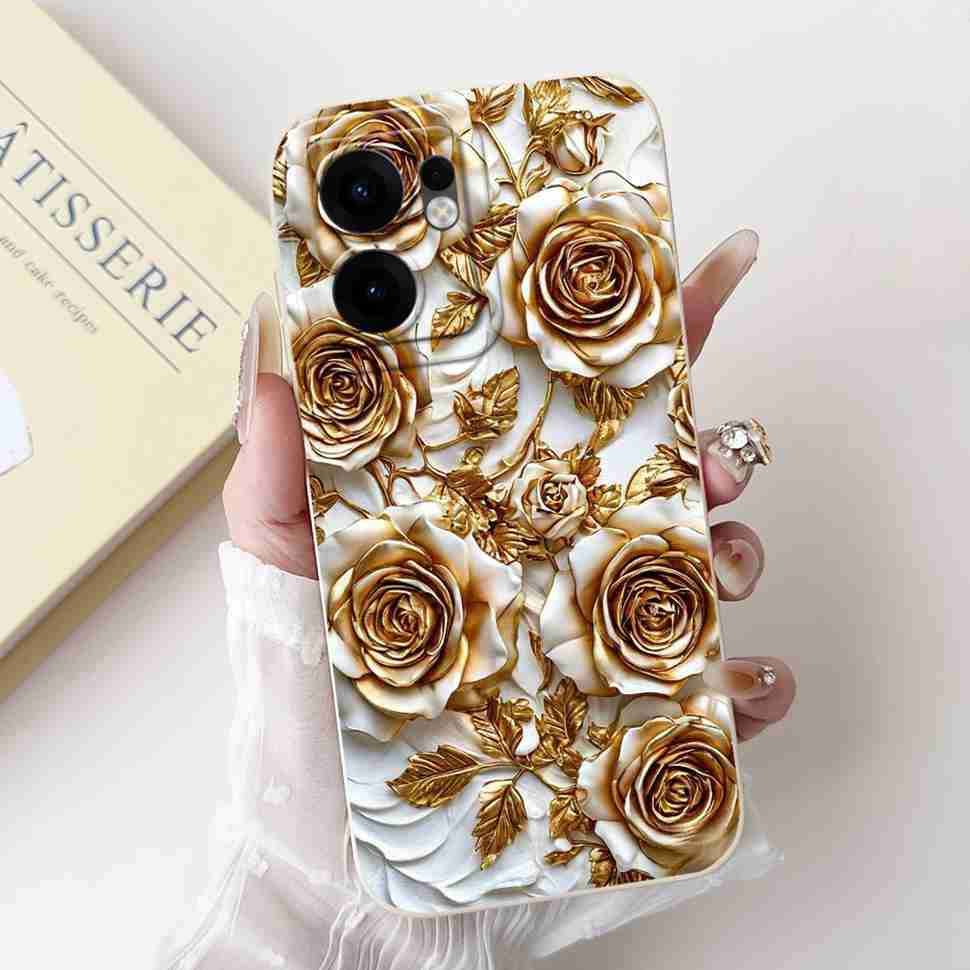 Flower Rabbit Case For OPPO Reno 13F 4G 5G Silicone Soft Cover For OPPO Reno13 F Reno13F 5G CPH2699 2025 Fundas Capas
