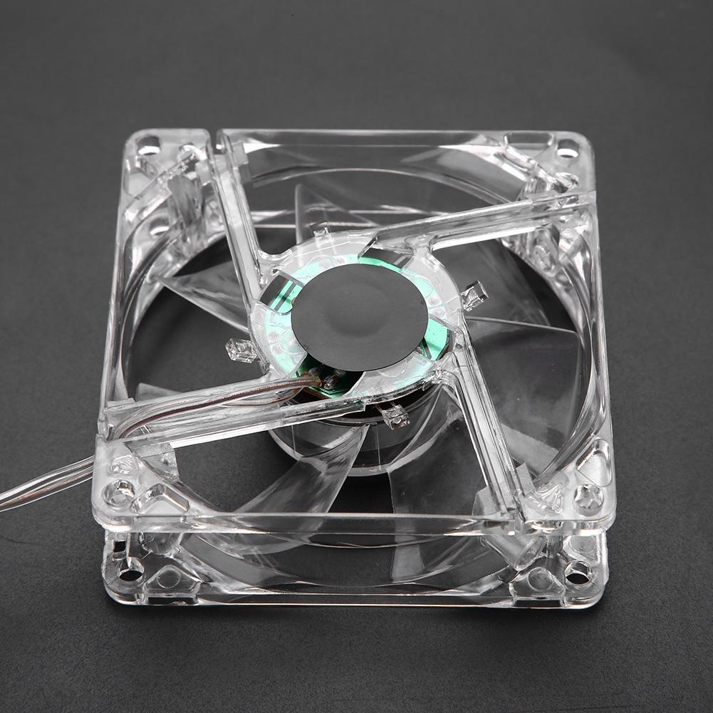 8cm USB Colorful Light Transparent Cooling Fan 5V CPU Cooling Fan For PC Computer