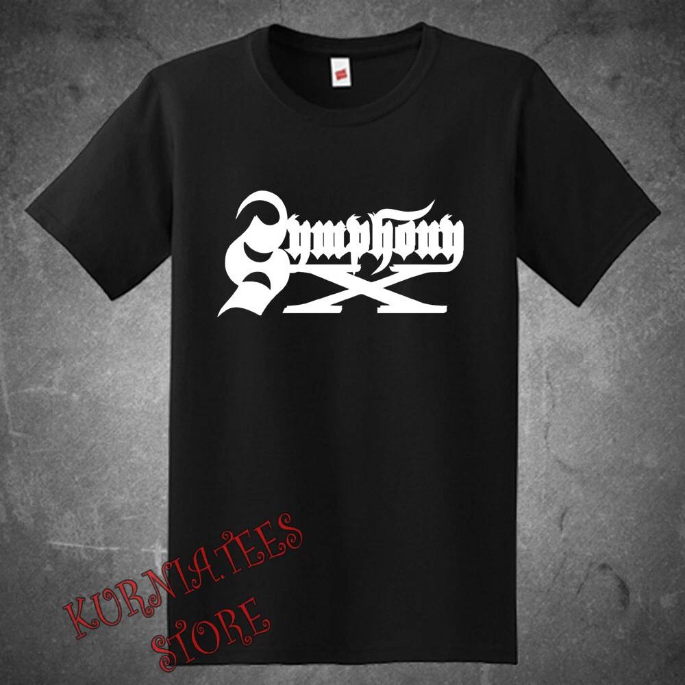 Symphony X Men s Black Size S to 5XL L