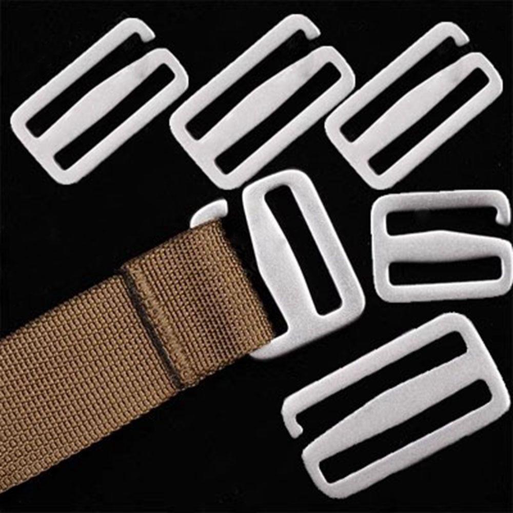 

1pc Aluminum Alloy Metal Ladder Lock Silver Bag Garment DIY Tactical Backpack Straps
