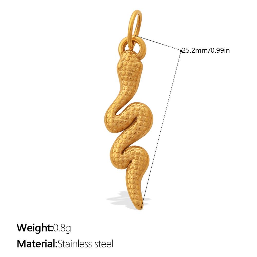 3D Animal Pendant Collection: Lion, Eagle, Deer, and Snake - Versatile Jewelry Accessory
