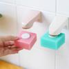 Dispenser di Sapone Magnetico Senza Foratura Scatola per Sapone Drenante, Ventosa Creativa per Casa Supporto per Sapone da Parete per Bagno