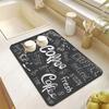 Drying Mat Coffee Mat Super Absorbent Drying Dish Drying Mats for Kitchen Counte Mat for Toilet Countertop Home Supplies