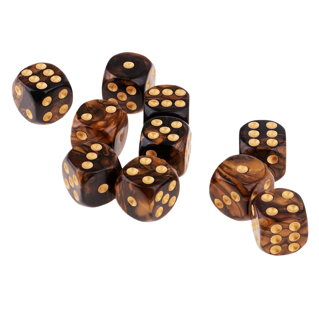 20pcs 6sided Game Dice 16mm for Board Games and Teaching Math