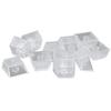 Tbkoly 10pcs Transparent Abs Keycaps Mechanical Keyboard Keycaps Matte Backlit Keycaps M5tb