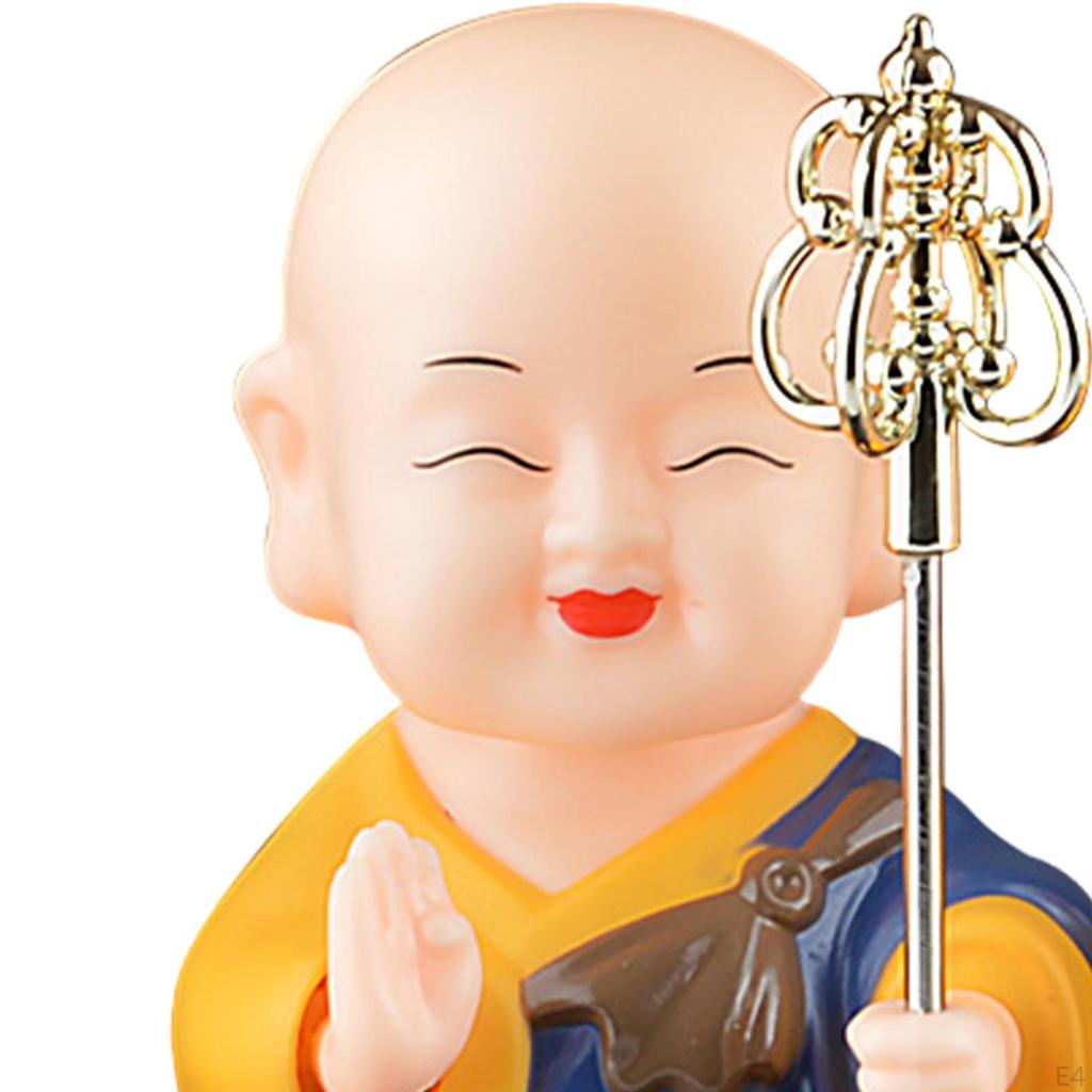 Decorazione Figurine Bobble Head Rossa Alimentata a Energia Solare per Cruscotto Auto Statuetta Carina Rossa
